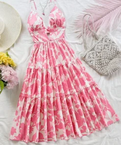 SHEIN Soleia Beach Outfits For Woman Summer Dresses For Vacation Sun Dresses