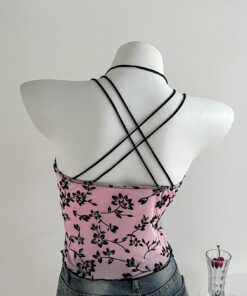 Alternative view of SHEIN Comfortcana Floral Slim-Fit Spaghetti Strap Camisole