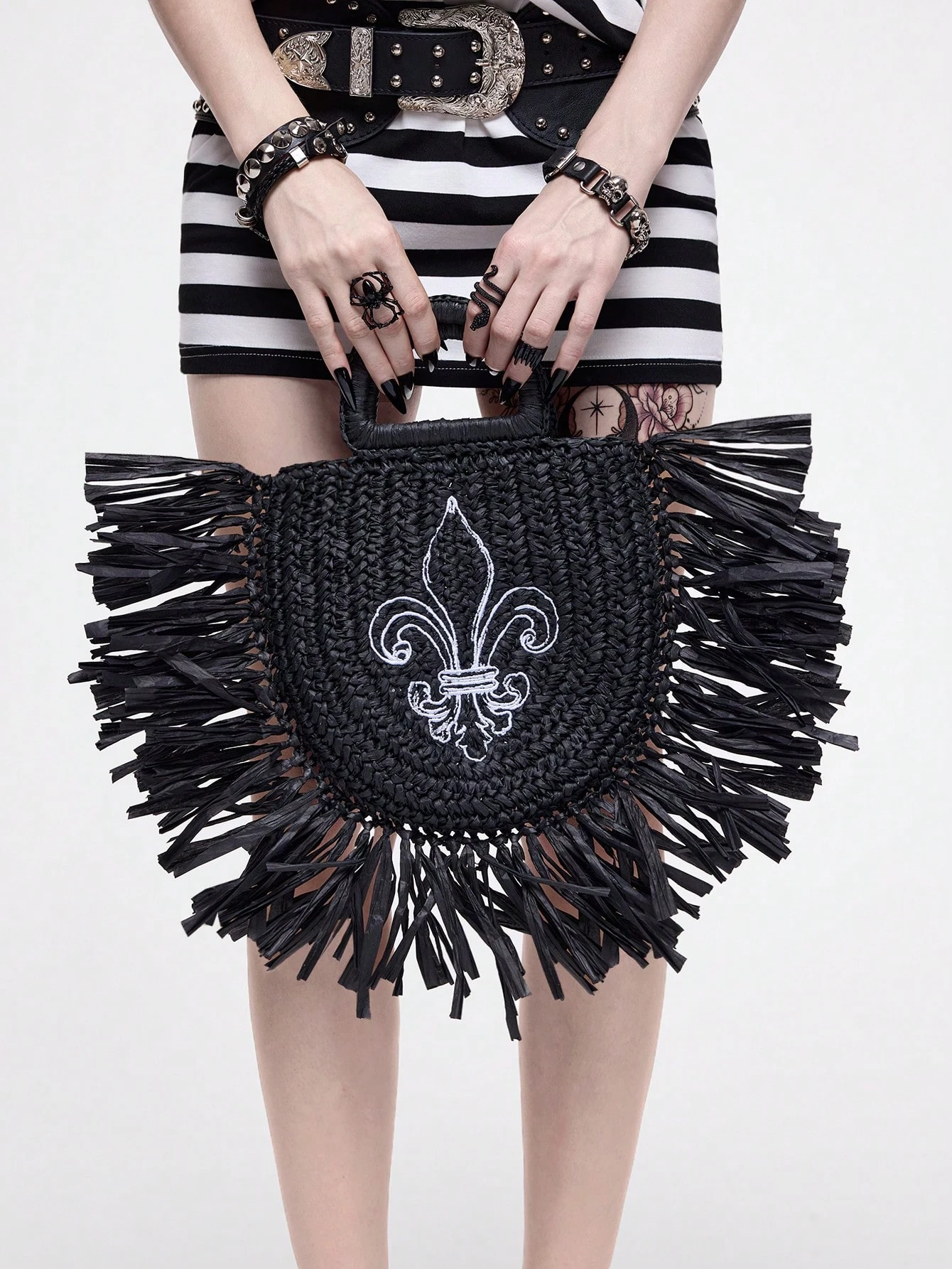 SHEIN ROMWE Goth Women's Bohemian Style Dark Gothic Black - Image 3