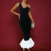 SHEIN Glamine Glamine Elegant Sexy Charming Fashion Stretchy Asymmetric Sleeveless
