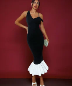 SHEIN Glamine Glamine Elegant Sexy Charming Fashion Stretchy Asymmetric Sleeveless