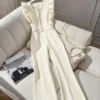 SHEIN Clasi Women's Solid Color Zipper Design Cap Sleeve Elegant Jumpsuit