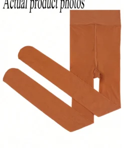 Alternative view of SHEIN 1 Pair Plus Size Sheer Pantyhose