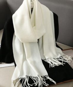 Alternative view of SHEIN 1pc Women Simple Solid Color Regular Style Faux Cashmere Scarf