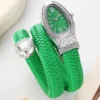 SHEIN New Arrival Hot Selling Snake Wrap Around Wrist Watch, Fashion Personalized Quartz Watch
