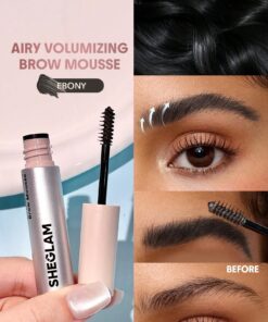 SHEGLAM Airy Tinted Volumizing Brow Mousse-Ebony