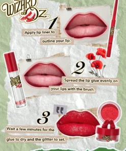 Alternative view of SHEIN The Wizard of OZ™ | SHEGLAM Ruby Slippers™ Glitter Lip Kit Brand Beauty Makeup