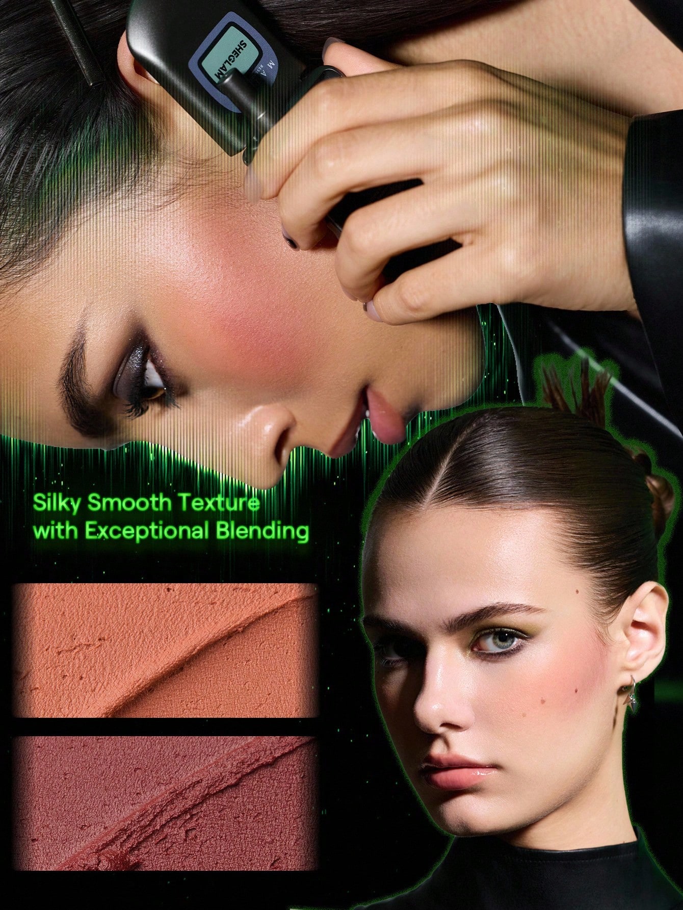 SHEIN The Matrix Resurrections | SHEGLAM Going Digital Two-Tone Blush Brand Beauty - Image 3