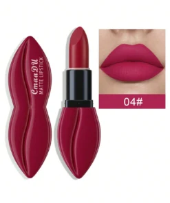 SHEIN Velvet Matte Lipstick, Long-lasting Non-stick Cup High Pigment Lipstick