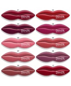 SHEIN Velvet Matte Lipstick, Long-lasting Non-stick Cup High Pigment Lipstick